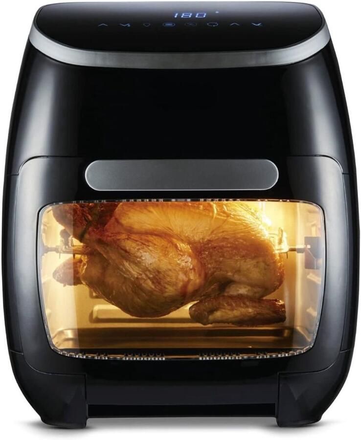 Nexvo Heteluchtoven Oven Airfryer Oven Zwart 33cm x 39cm x 38cm