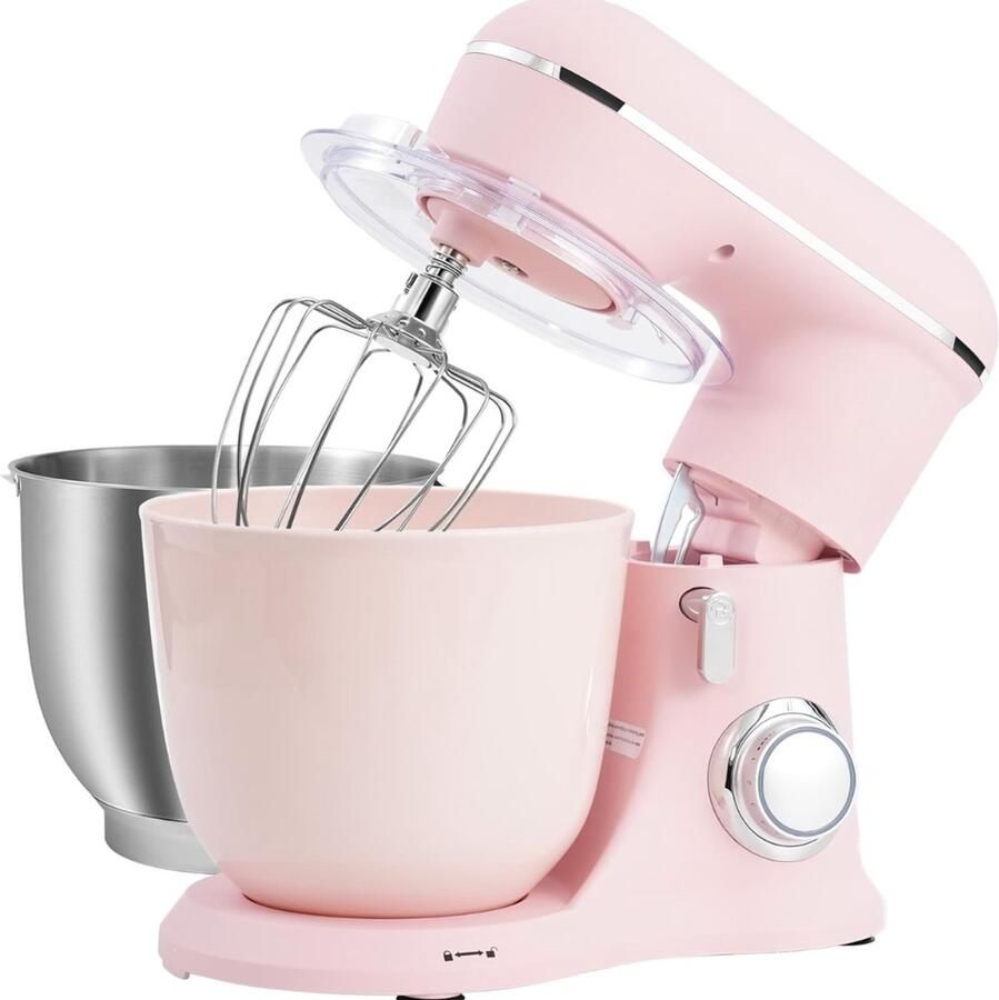 Nexvo Mixer met mengkom Mixer met mengkom keukenmachine Roze ‎22cm x 35cmx 33 cm; 4.25 kg