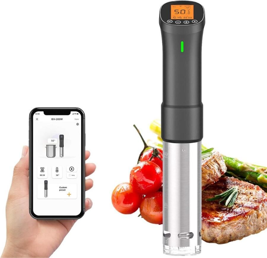 Dyna Sous vide stick Sous Vide Zwart 1cm x 7cm x 42 cm