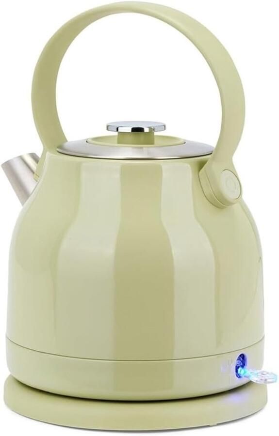 Mira Waterkoker Retro Vintage Waterkoker Elektrische Waterkoker Matcha 24cm x 18cm x 28cm ; 900 g