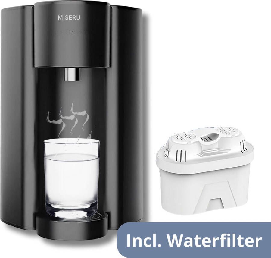 Miseru Heetwaterdispenser Instant Waterkoker 7 Standen 2.7 Liter Touchscreen Incl Waterfilter