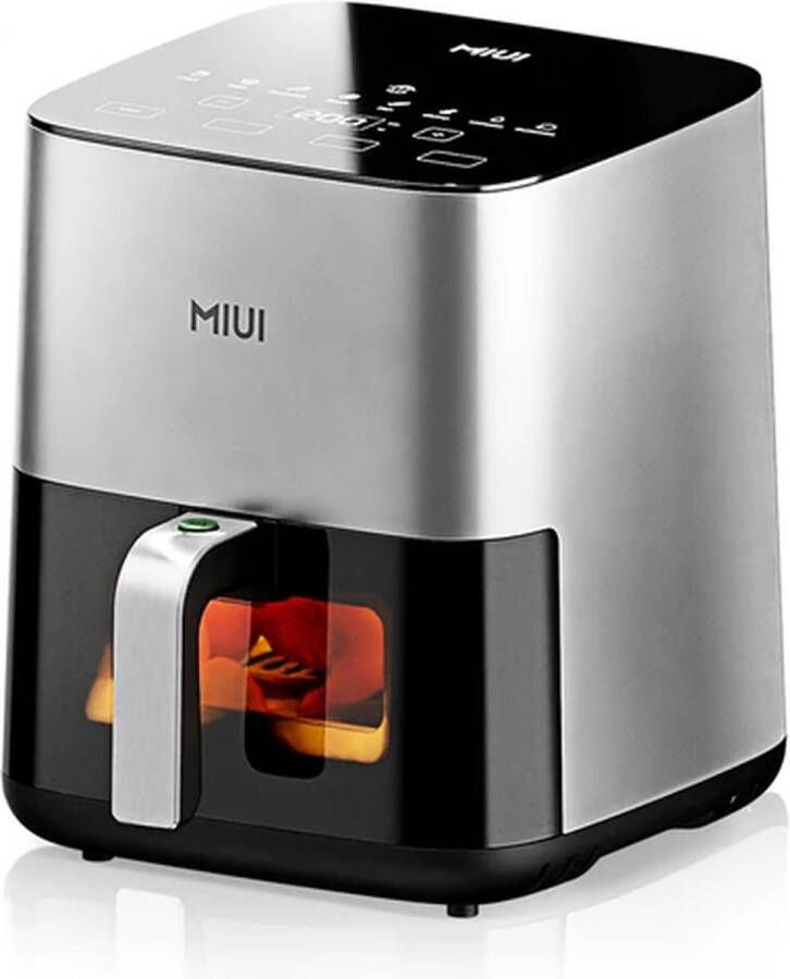 Miui 5l Friteuse Elektrische Friteuse Oven Olieloos Fornuis Aanraakbediening Anti-Aanbakmand