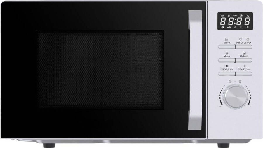 MKSS Combi Magnetron Combimagnetron Vrijstaand Heteluchtoven Inbouw Mogelijk 700W Zwart met Wit