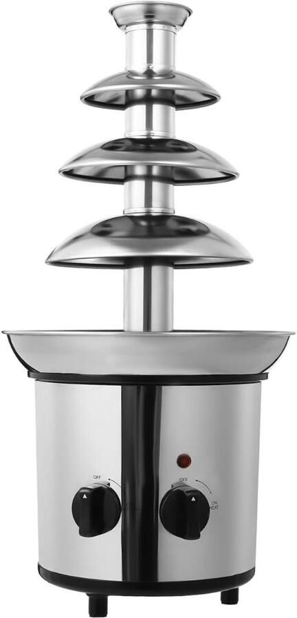 MKSS Chocoladefontein Chocoladefondue Zilver