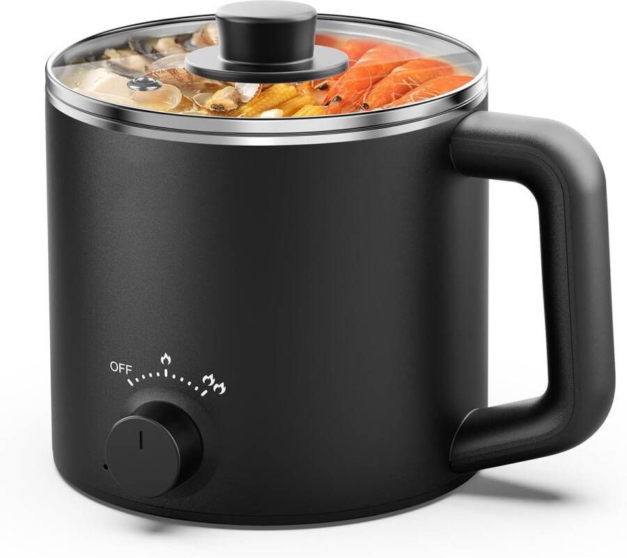MKSS Hotpot Electrisch Kaasfondue Chinese Fondueset Fonduepannen Zwart