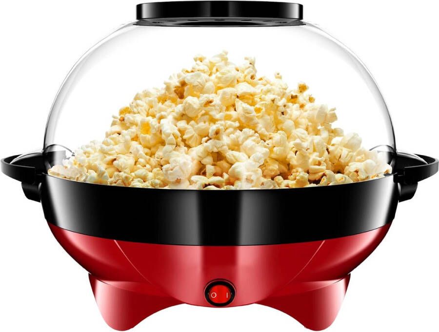 MKSS Premium Popcorn Machine Popcornmakers Popcornpan Mais Rood