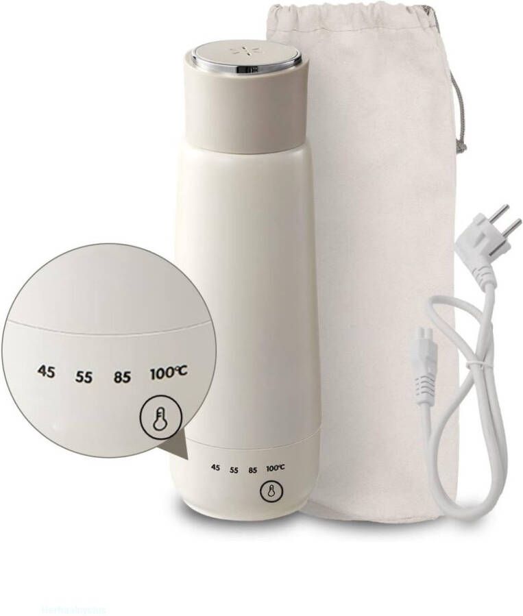 MMM Draagbare Waterkoker Mini Waterkoker Reiswaterkoker 300 ml 4-Temperaturen 3-in-1 Snel Verwarmen