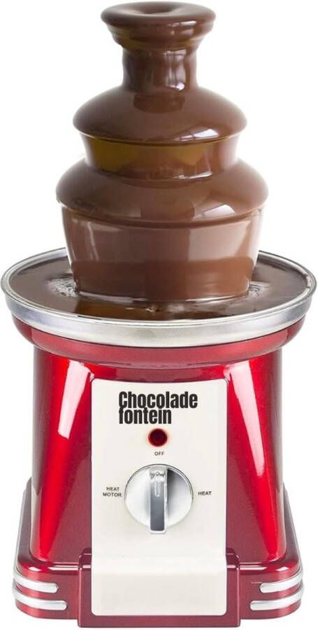 MMP Chocoladefontein Chocolade fontein Chocolade druppels Rood ‎17cm x 17cm x 31cm