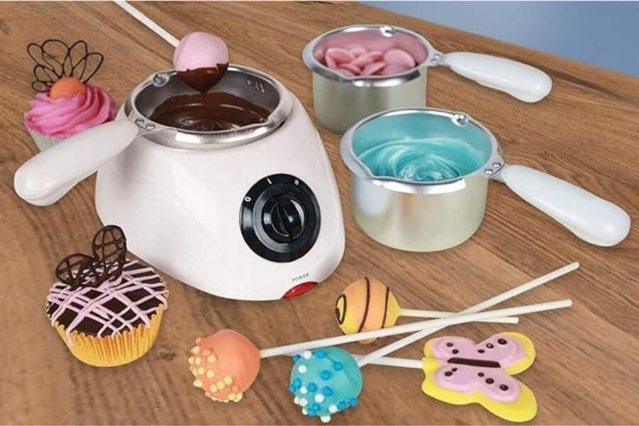 MMP Chocoladefontein Chocolade fontein Chocolade druppels Wit ‎19cm x 15cm x 9 cm