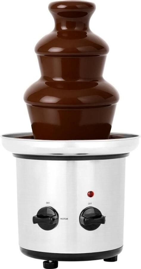 MMP Chocoladefontein Chocolade fontein Chocolade druppels Zilver ‎22cm x 22cm x 40cm