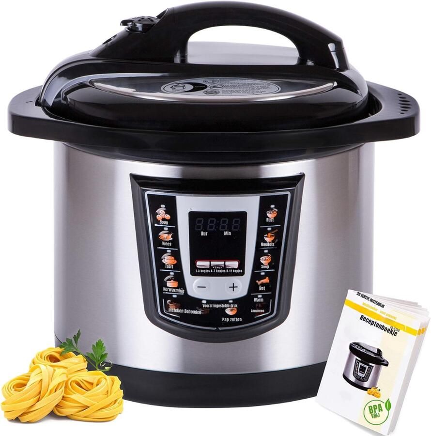 MMP Multicooker Multicookers Zilver 31cm x 35cm x 34cm