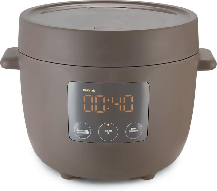 MMP Rijstkoker klein Rijstkoker Rijstkokers Bruin ‎23cm x 26cm x 20cm