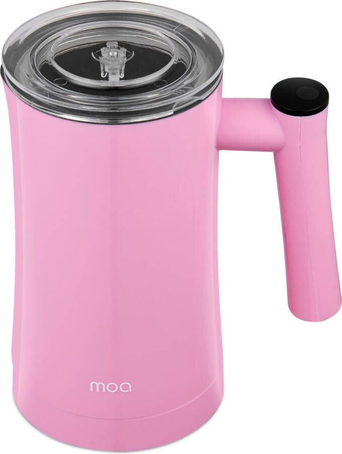 MOA Melkopschuimer BPA vrij Voor Opschuimen en Verwarmen Roze MF1P