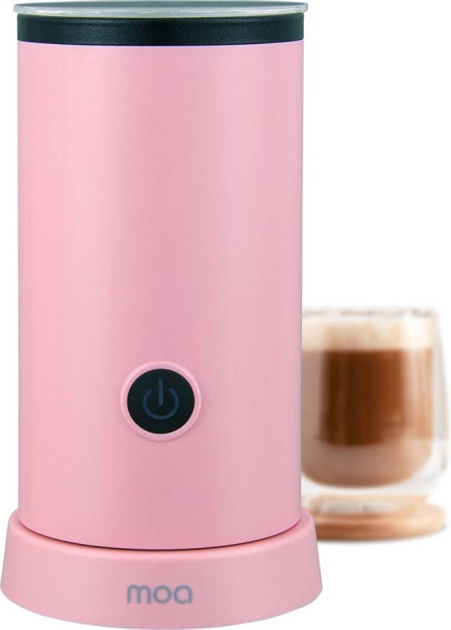 MOA Melkopschuimer Elektrisch BPA vrij Voor Opschuimen en Verwarmen Roze MF5P