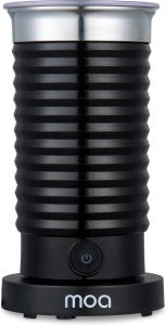 MOA Melkopschuimer Elektrisch BPA vrij Voor Opschuimen en Verwarmen Zwart MF4BN