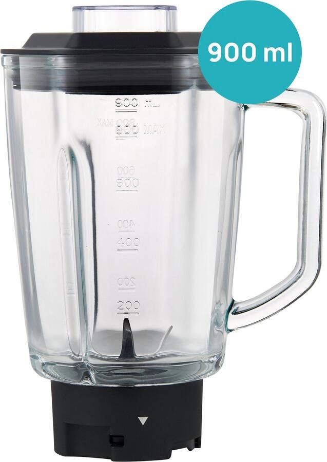 MOA Losse Glazen Kan Extra kan geschikt voor Smoothie Blender To Go BPA-vrij Reservekan Sterke blenderkan 900ml