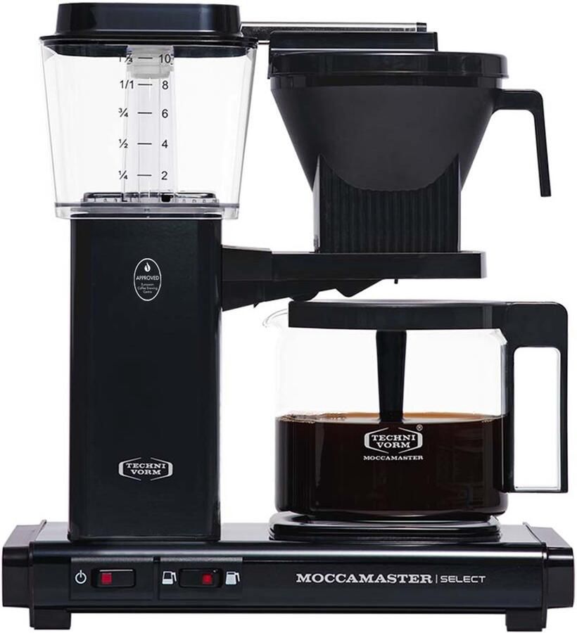 Moccamaster KBG Select Black | Filterkoffiezetapparaten | Keuken&Koken Koffie&Ontbijt | 8712072539877