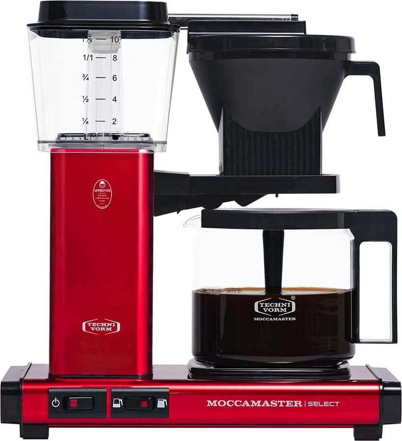 Moccamaster KBG Select Red Metallic | Filterkoffiezetapparaten | Keuken&Koken Koffie&Ontbijt | 8712072539907