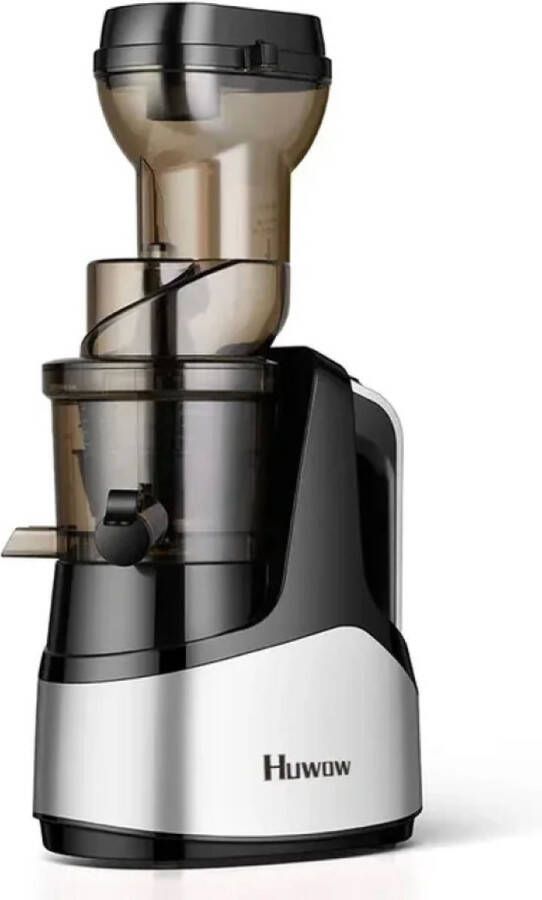 Momentum Online Momentum Slowjuicer XL Sapcentrifuge Krachtige Motor Blender Voor smoothies Slowjuicer voor Groente en Fruit 2L Capaciteit 44x22x14cm 200W Zilver