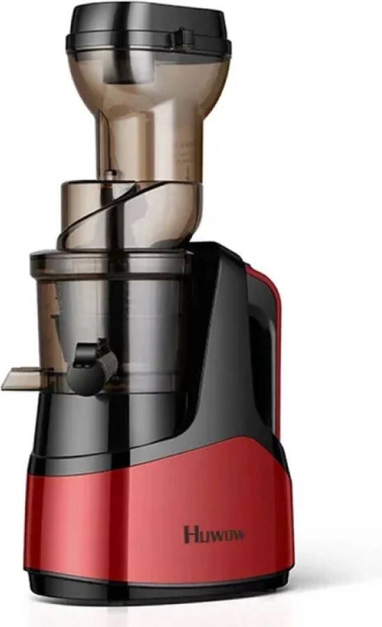 Momentum Online Momentum Slowjuicer XL Sapcentrifuge Krachtige Motor Blender Voor smoothies Slowjuicer voor Groente en Fruit 2L Capaciteit 44x22x14cm 200W Rood