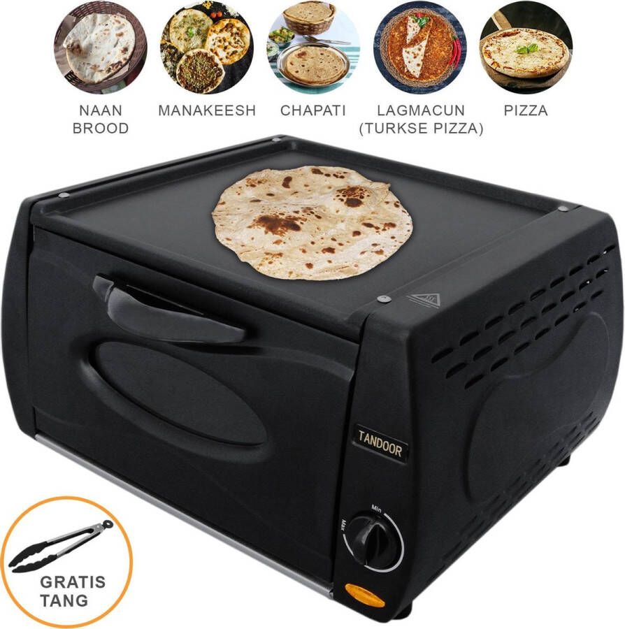 Monster Shop NL Mini oven Tandoori 13 L 230 V 2100 W Anti-baklaag elektrisch