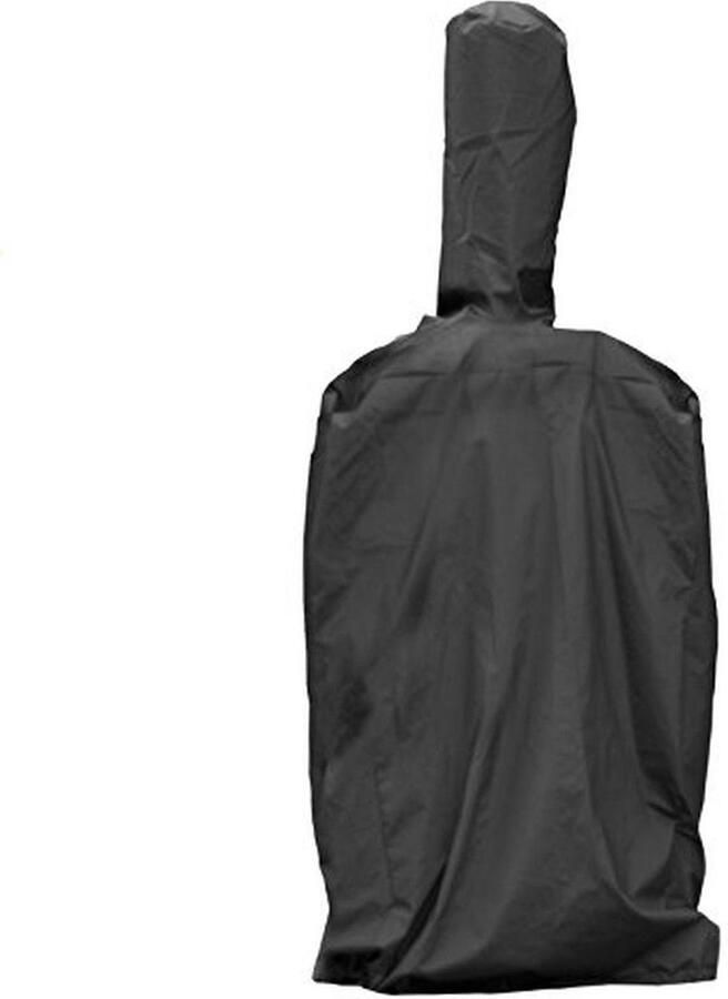MonsterShop Regenhoes voor KuKoo Buiten Pizzaoven Waterdicht Voorkomt Roest Zwart 165.5x103.5cm PVC Polyester Buitenoven Bescherming