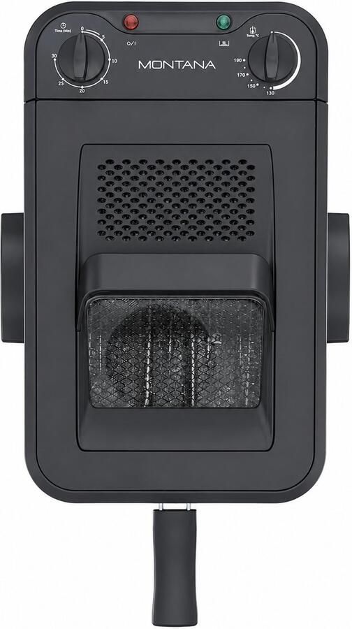 Montana Master Deep Fryer 4L Zwart – Frituurpan 3270W