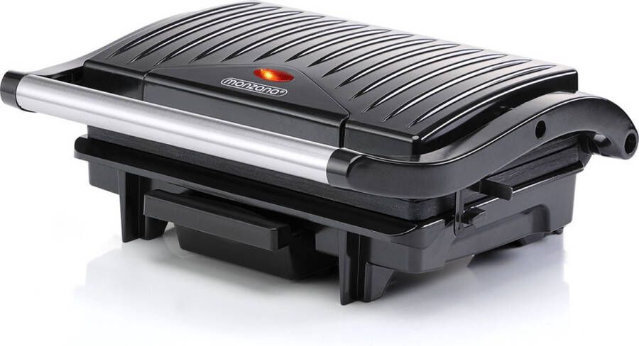 Monzana Grill Apparaat 1500W Anti baklaag 34x33 5x14cm Zwart