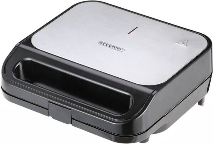 Monzana Tosti Apparaat 3 in 1 Afneembare Platen 25x23 5x10cm Zwart