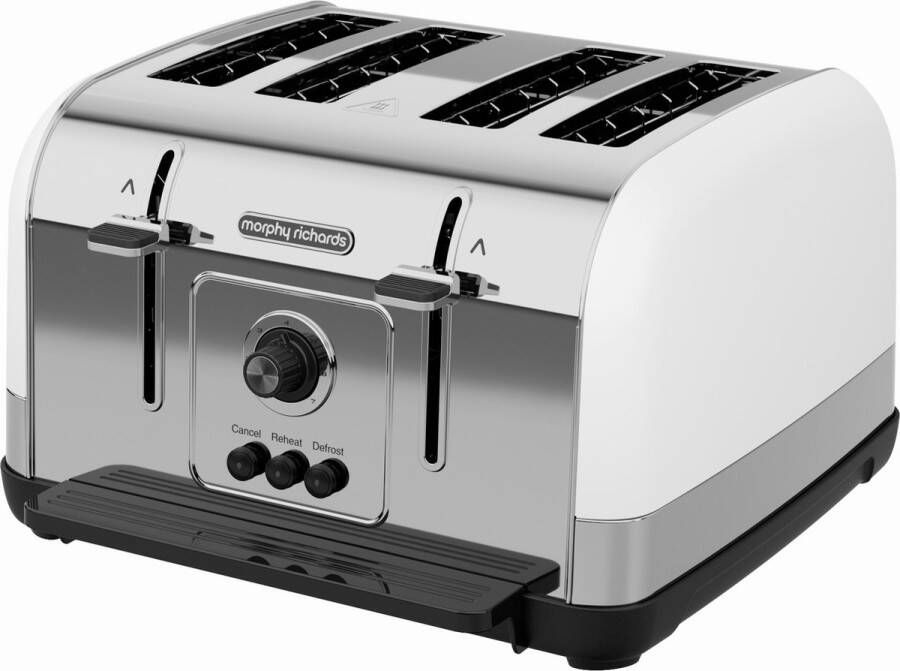 Morphy Richards 240134 broodrooster 4 snede(n) 1800 W Wit