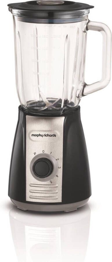 Morphy Richards 403010 blender 1 5 l Blender voor op aanrecht Grijs Transparant 400 W