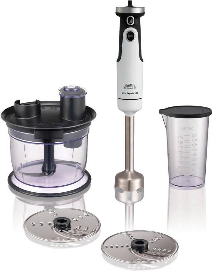 Morphy Richards Total Control Multi 402054EE – Staafmixer & Keukenmachine – 650W – 8 Snelheden – 1 25 Liter