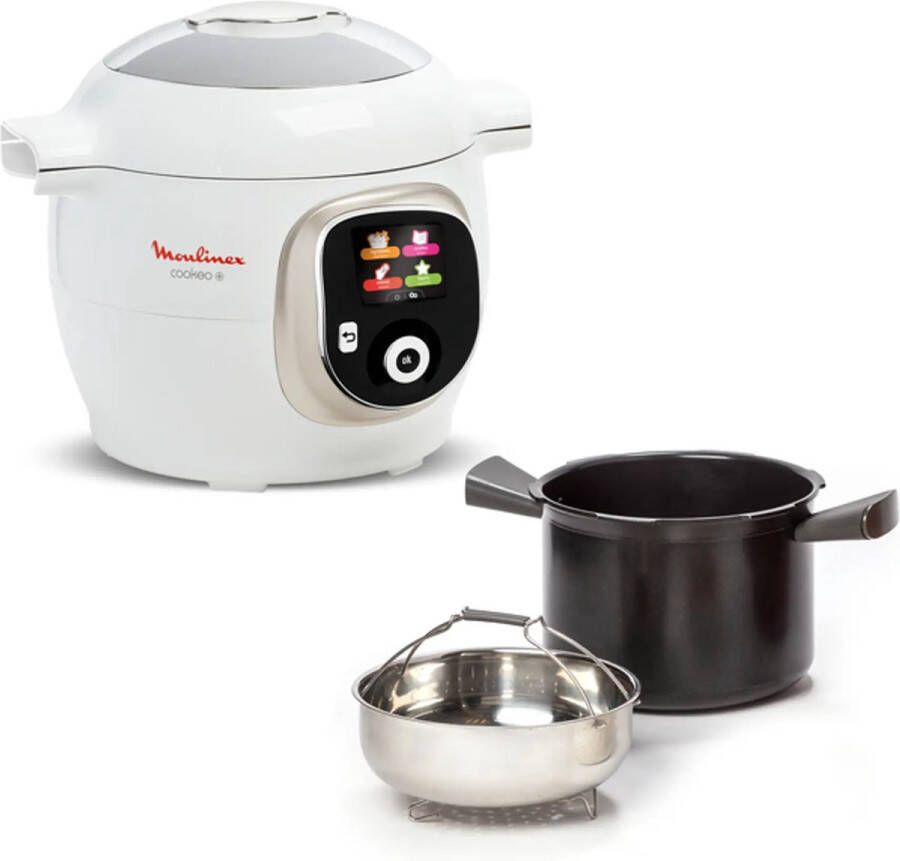 Moulinex Multicooker Cookeo+ 180 recepten Wit (CE851BA10)