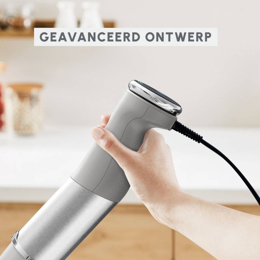 Moulinex DD672B10 blender Staafmixer 1000 W Grijs Roestvrijstaal
