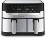 Moulinex Dual Easy Fry & Grill EZ905D20 Airfryer 8 3 L Stainless Steel - Thumbnail 2