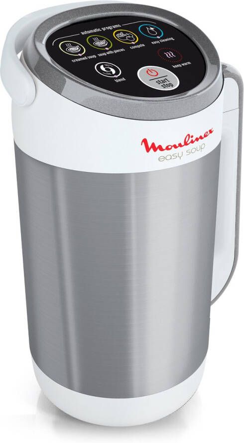 Moulinex Easy Soup LM841110 Soepmaker 1000W 1 2L Wit RVS - Foto 1