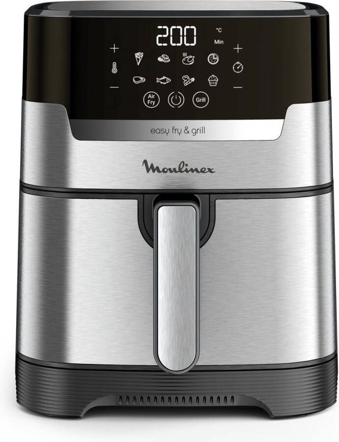 Moulinex Olievrije friteuse + grill 4 2 L Regelbare temperatuur 8 automatische programma&apos;s Airfryer EZ505D10 - Foto 2