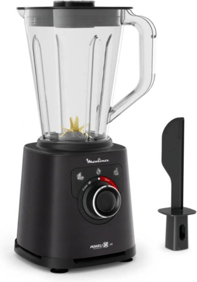 Moulinex Blender Lichtgewicht onbreekbare kom 2 L Hogesnelheidsblender Powelix Life-messen PerfectMix + LM88A810 - Foto 2