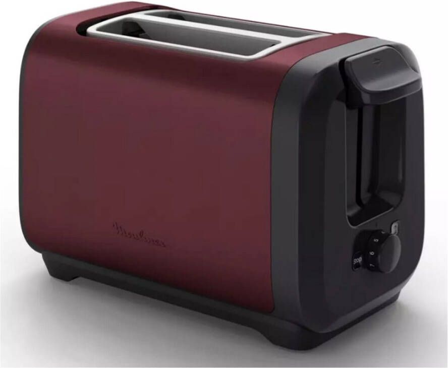 Moulinex LT5S05E0 broodrooster 7 2 snede(n) 1300 W Zwart Rood
