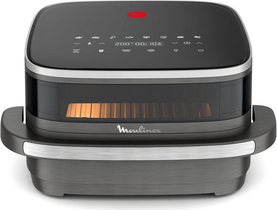 Moulinex AL402H Enkel Vrijstaand 2200 W Heteluchtfriteuse Grijs