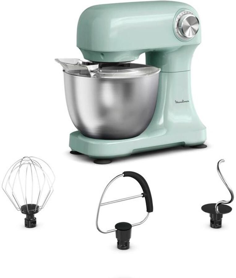 Moulinex Bake Easy QA1403F0 Keukenrobot 500W bakkersset 3 5L 12 snelheden