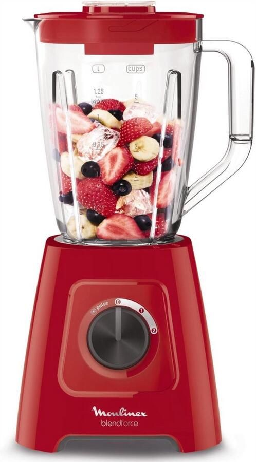 Moulinex Blendforce plastic LM420510 Blender Rood