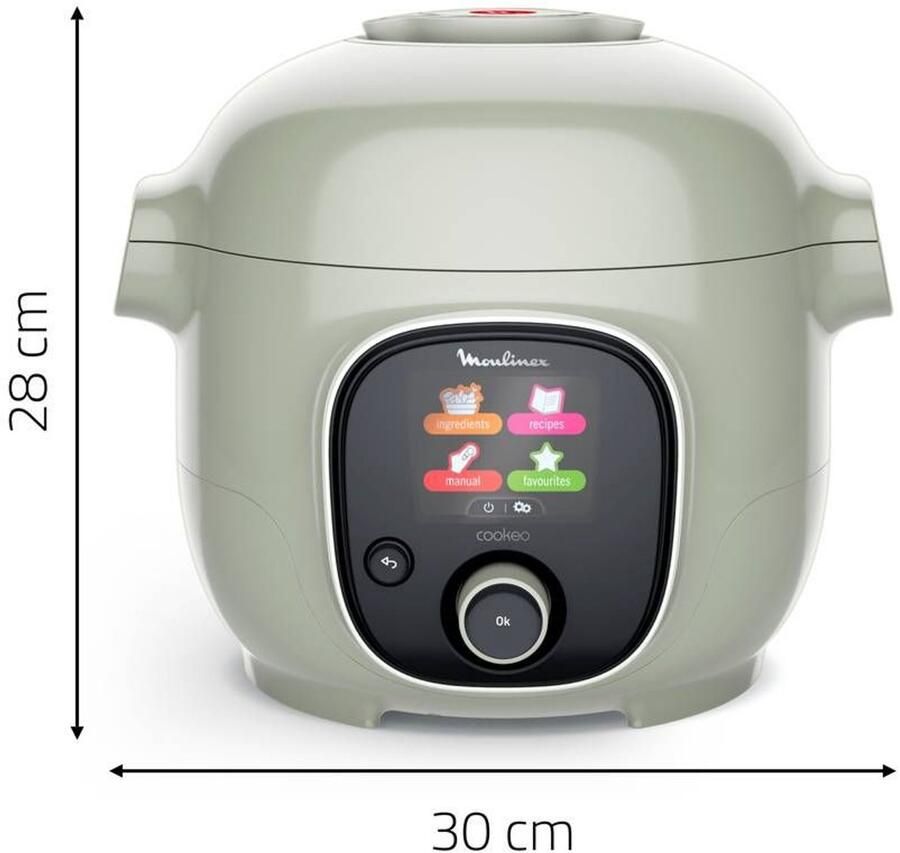 Moulinex Cookeo Mini Eco CE88E310 Slimme Multicooker 3L 6 Programma's Eco-Design