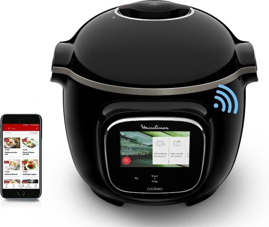 Moulinex Cookéo Touch CE902800 Multicooker Zwart