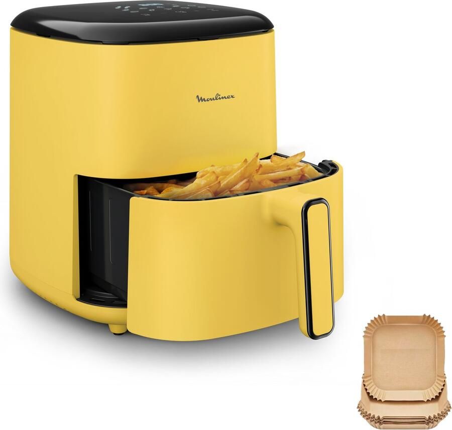 Moulinex Easy Fry POP EZ2452F0 – Airfryer 5L – Voor 6 personen – 10 automatische programma s – Energiezuinig – Hetelucht friteuse