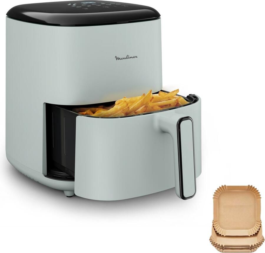Moulinex Easy Fry POP EZ2454F0 – Airfryer 5L – Voor 6 personen – 10 automatische programma s – Energiezuinig – Hetelucht friteuse
