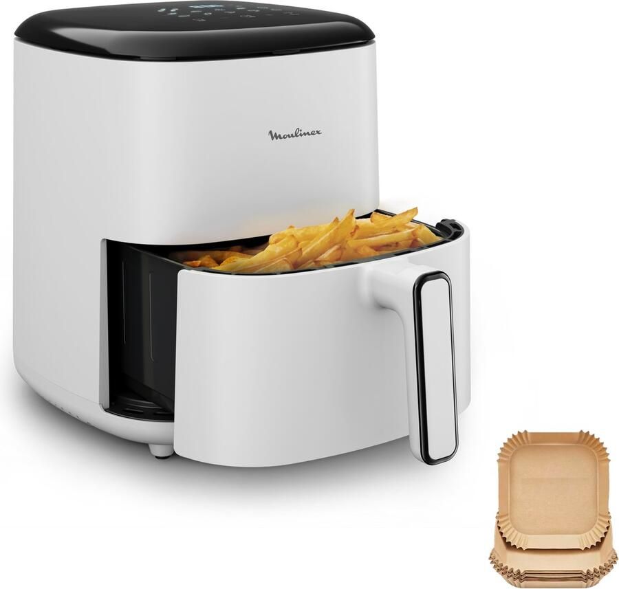 Moulinex Easy Fry POP EZ245GF0 – Airfryer 5L – Voor 6 personen – 10 automatische programma s – Energiezuinig – Hetelucht friteuse