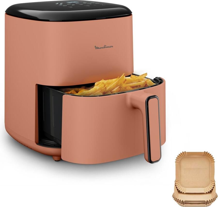 Moulinex Easy Fry POP EZ245TF0 – Airfryer 5L – Voor 6 personen – 10 automatische programma s – Energiezuinig – Hetelucht friteuse