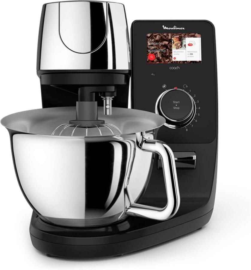Moulinex I-Coach Touch Zwarte Keukenmachine + Keukenweegschaal - Foto 2