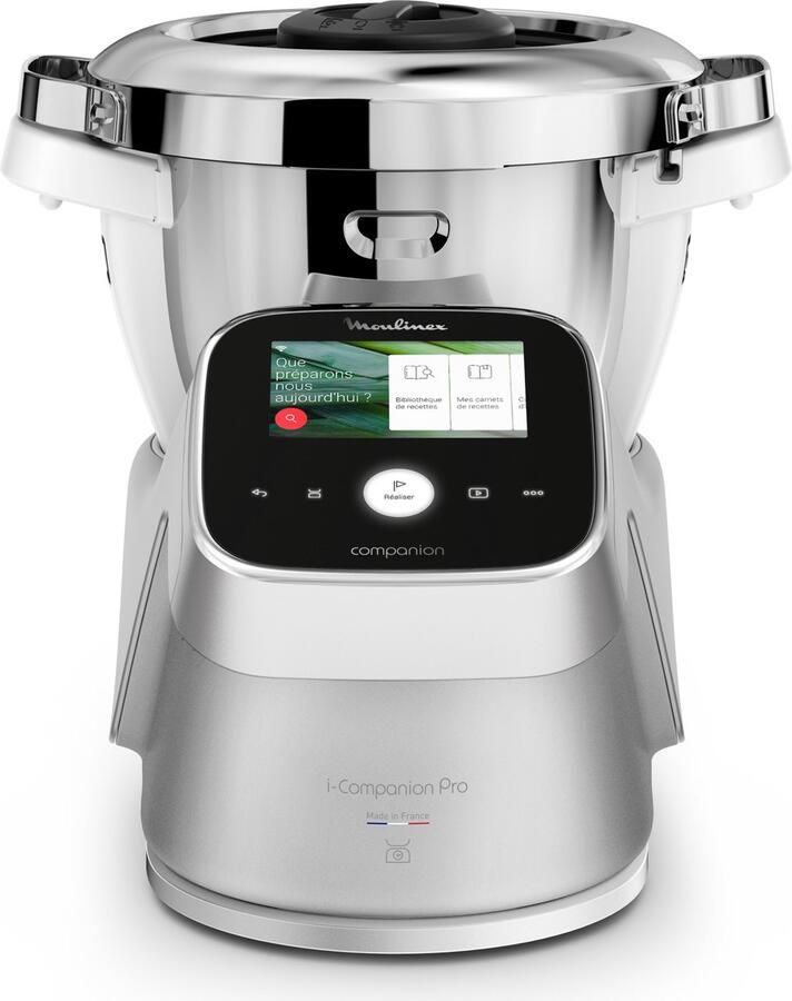 Moulinex I-Companion Touch Pro HF93ECF0 kokende keukenmachine 1550 W 4 5 l Zilver
